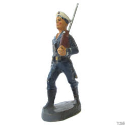 Elastolin Sailor marching, rifle on shoulder