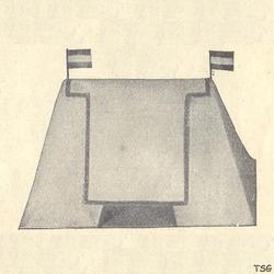 Elastolin Tent, rectangular